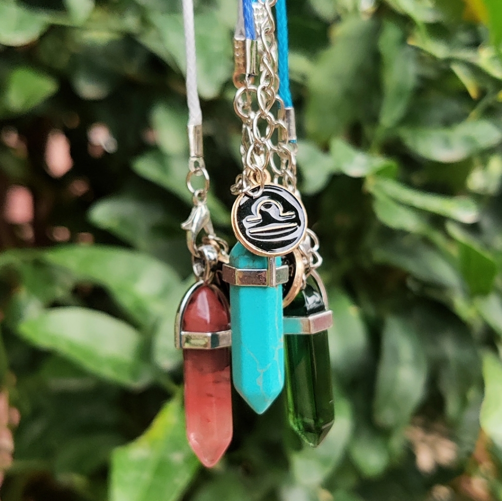 Libra horoscope crystal Necklace